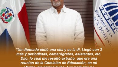 Photo of Educación explica incidente con diputados en Despacho del ministro Ángel Hernández